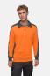 Preview: HAKRO Zip-Sweatshirt Contrast MIKRALINAR®