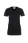 Preview: HAKRO Damen V-Shirt Contrast MIKRALINAR®