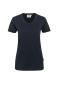 Preview: HAKRO Damen V-Shirt Contrast MIKRALINAR®