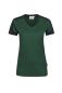 Preview: HAKRO Damen V-Shirt Contrast MIKRALINAR®