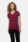 Preview: HAKRO Damen V-Shirt Contrast MIKRALINAR®