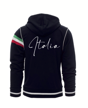 Italien Sweatjacke mit Kapuze