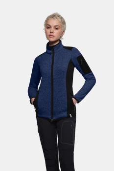 HAKRO Damen Strickfleecejacke