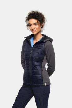 Preview: HAKRO Damen Kapuzen-Hybridjacke Contrast