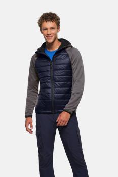 Preview: HAKRO Kapuzen-Hybridjacke Contrast