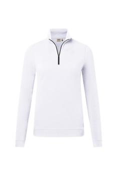 Preview: HAKRO Damen Zip-Longsleeve Piqué MIKRALINAR® ECO