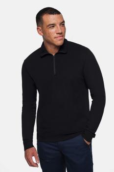 Preview: HAKRO Zip-Longsleeve Piqué MIKRALINAR® ECO