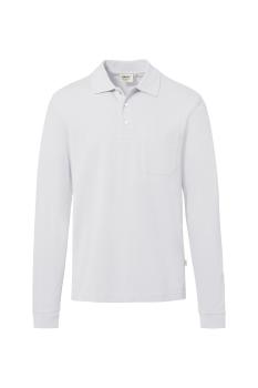 Preview: HAKRO Pocket-Longsleeve-Polo MIKRALINAR® ECO