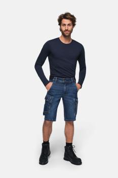 Preview: HAKRO Worker-Jeansshorts Dyneema® X-Stretch ECO