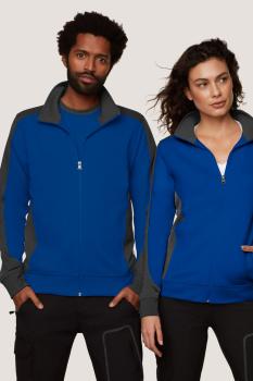 HAKRO Damen Sweatjacke Contrast MIKRALINAR®