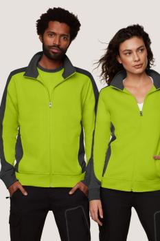 HAKRO Damen Sweatjacke Contrast MIKRALINAR®