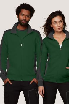 HAKRO Damen Sweatjacke Contrast MIKRALINAR®