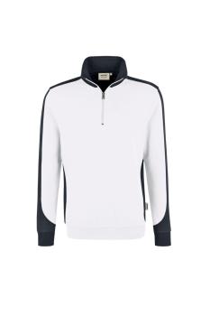Preview: HAKRO Zip-Sweatshirt Contrast MIKRALINAR®