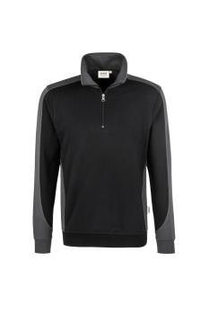 HAKRO Zip-Sweatshirt Contrast MIKRALINAR®