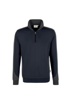 HAKRO Zip-Sweatshirt Contrast MIKRALINAR®