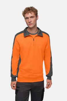 HAKRO Zip-Sweatshirt Contrast MIKRALINAR®