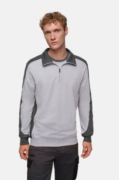 HAKRO Zip-Sweatshirt Contrast MIKRALINAR®