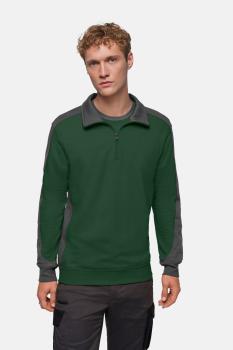 HAKRO Zip-Sweatshirt Contrast MIKRALINAR®
