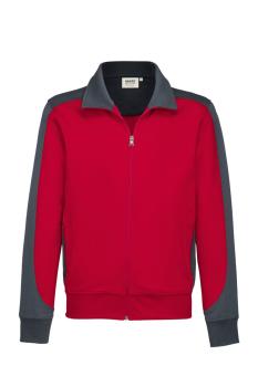 HAKRO Sweatjacke Contrast MIKRALINAR®
