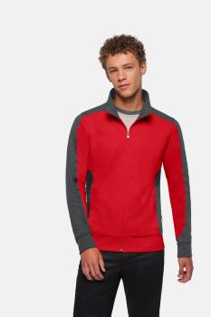Preview: HAKRO Sweatjacke Contrast MIKRALINAR®