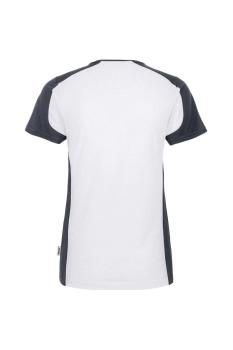 Preview: HAKRO Damen V-Shirt Contrast MIKRALINAR®