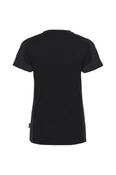 HAKRO Damen V-Shirt Contrast MIKRALINAR®