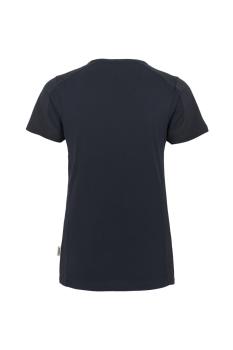 HAKRO Damen V-Shirt Contrast MIKRALINAR®
