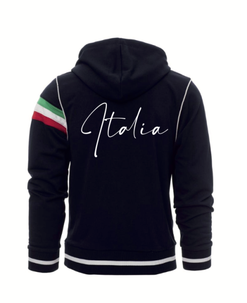 Italien Sweatjacke mit Kapuze