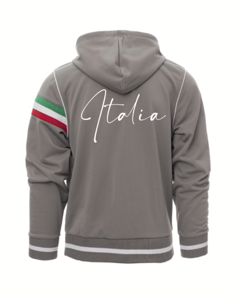 Italien Sweatjacke mit Kapuze