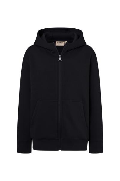 HAKRO Kinder Kapuzen-Sweatjacke Bio-Baumwolle