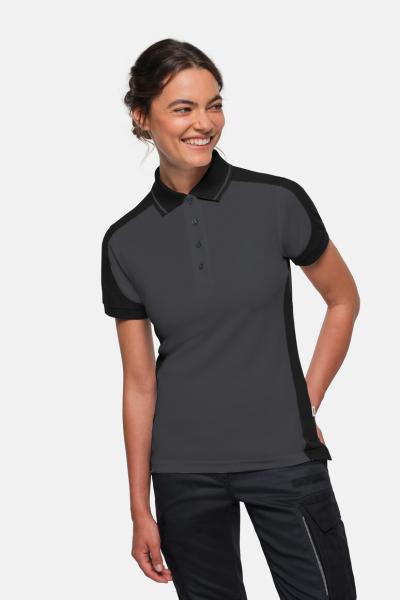 HAKRO Damen Poloshirt Contrast MIKRALINAR® ECO