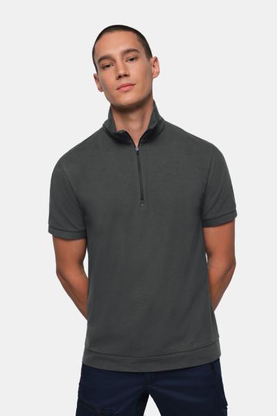 HAKRO Zip-Shirt Piqué MIKRALINAR® ECO