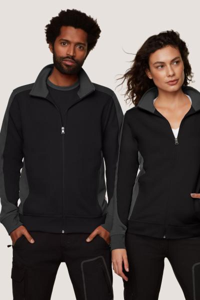 HAKRO Damen Sweatjacke Contrast MIKRALINAR®
