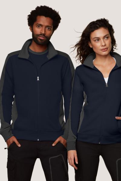 HAKRO Damen Sweatjacke Contrast MIKRALINAR®