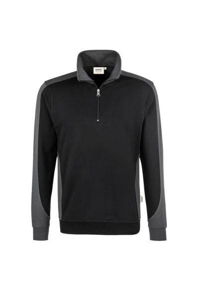 HAKRO Zip-Sweatshirt Contrast MIKRALINAR®