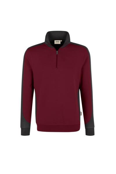 HAKRO Zip-Sweatshirt Contrast MIKRALINAR®