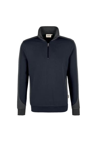 HAKRO Zip-Sweatshirt Contrast MIKRALINAR®