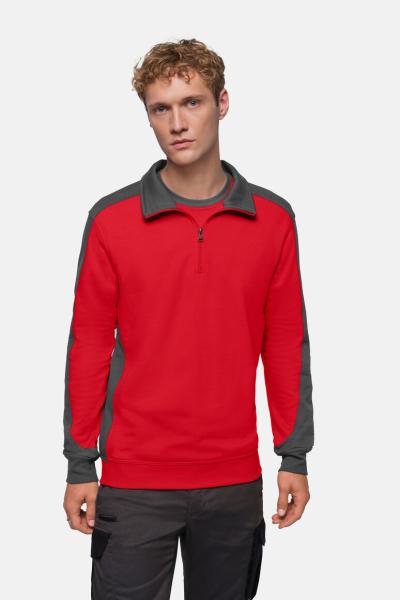 HAKRO Zip-Sweatshirt Contrast MIKRALINAR®