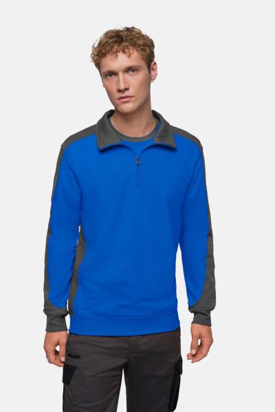 HAKRO Zip-Sweatshirt Contrast MIKRALINAR®