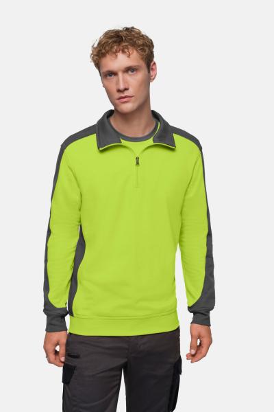 HAKRO Zip-Sweatshirt Contrast MIKRALINAR®