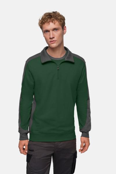 HAKRO Zip-Sweatshirt Contrast MIKRALINAR®