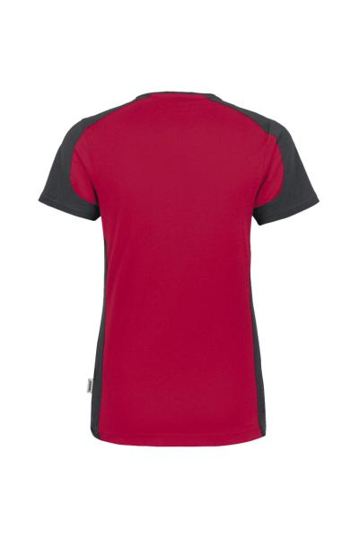 HAKRO Damen V-Shirt Contrast MIKRALINAR®