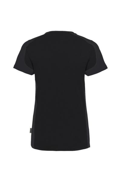 HAKRO Damen V-Shirt Contrast MIKRALINAR®