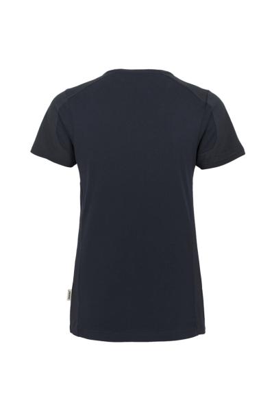 HAKRO Damen V-Shirt Contrast MIKRALINAR®